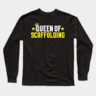 Scaffolder Scaffolding Scaffold Builder Staging Long Sleeve T-Shirt